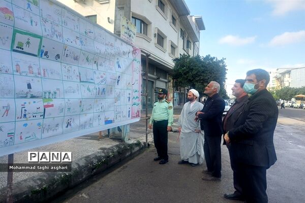 پویش «تشکر از پلیس» و «حجاب  و عفاف» در جویبار