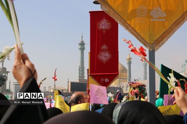 کاروان نمادین ورود حضرت فاطمه معصومه(س) به قم