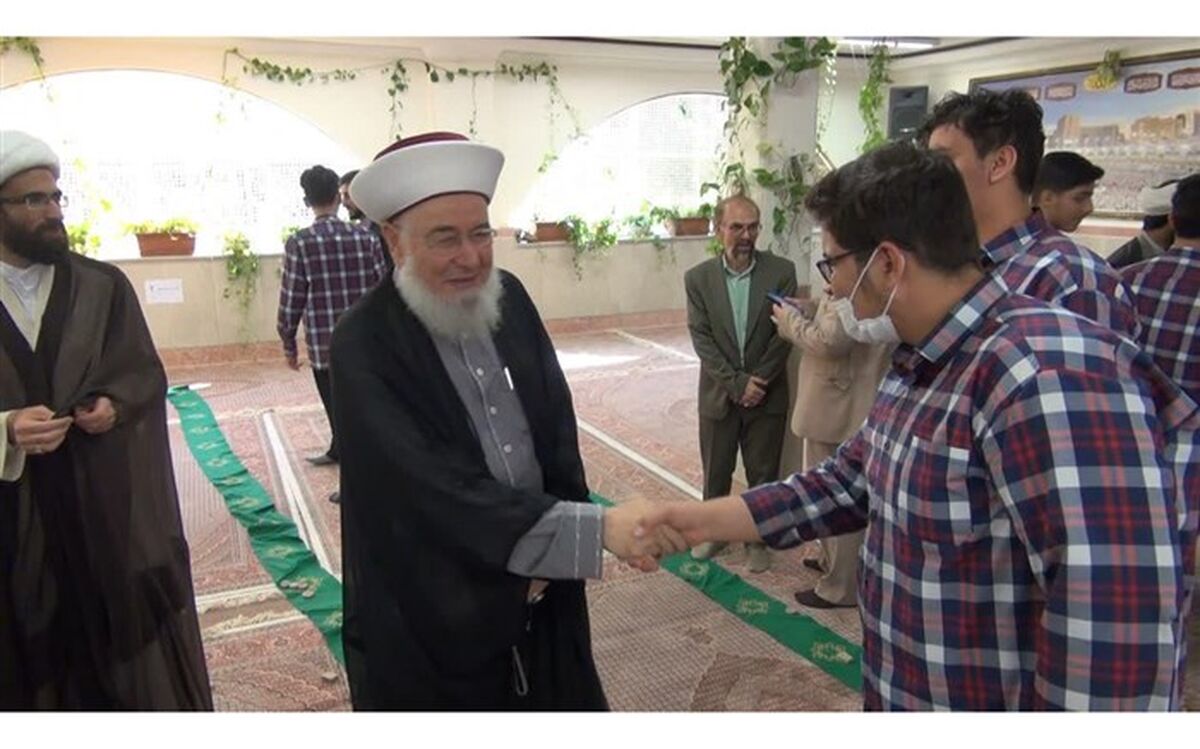 میزبانی مجتمع آموزشی دکتر حسابی قم از رئیس مجلس علمای مسلمین لبنان