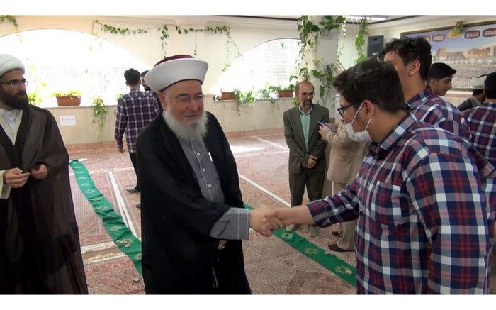 میزبانی مجتمع آموزشی دکتر حسابی قم از رئیس مجلس علمای مسلمین لبنان