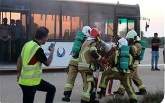 تمرین کامل طرح اضطراری فرودگاه شهدای بوشهر برگزار شد