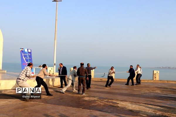 مراسم ورزش صبحگاهی کارکنان آموزش و پرورش استان بوشهر