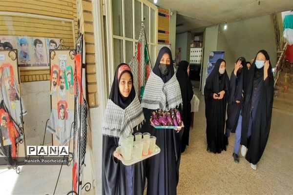 ‌یادواره شهدا در دبیرستان امامت قم