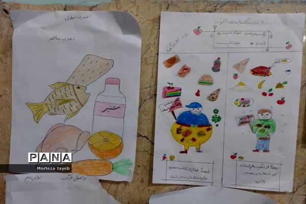 روز غذای سالم در دبستان ولی‌محمدی صفادشت