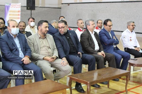 رزمایش استانی پدافند غیرعامل در مدرسه امامی سمنان