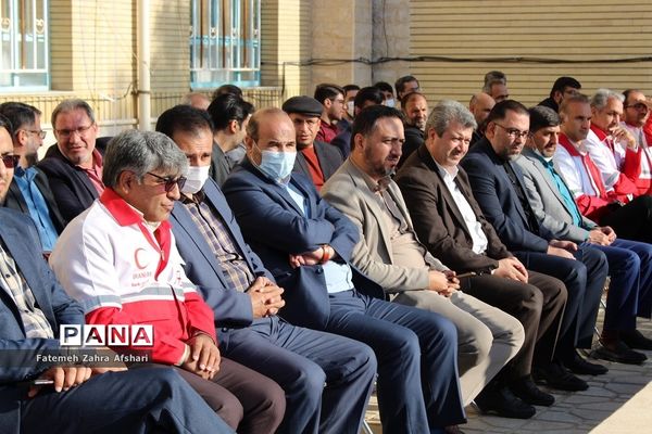 رزمایش استانی پدافند غیرعامل در مدرسه امامی سمنان