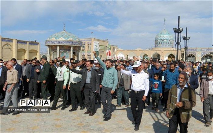 محکوم کردن جنایت تروریستی شیراز در شهرستان نایین