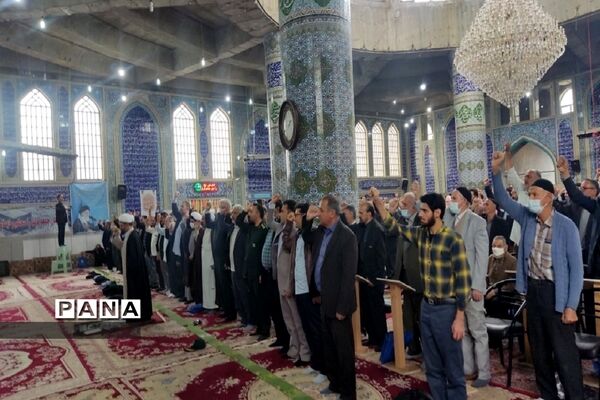 عزاداری و اعلام انزجار مردم خرمدره در پی حادثه تروریستی حرم شاهچراغ(ع)