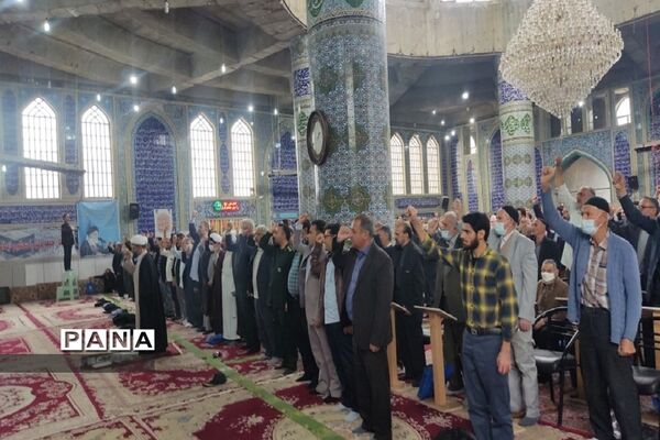 عزاداری و اعلام انزجار مردم خرمدره در پی حادثه تروریستی حرم شاهچراغ(ع)