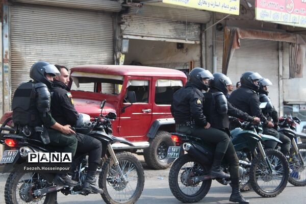 مراسم تشییع و وداع با «شهید امیر‌کمندی» در شهرستان بهارستان