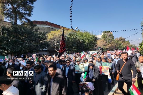 تشییع پیکر شهدای تروریستی حرم مطهر شاهچراغ (ع)