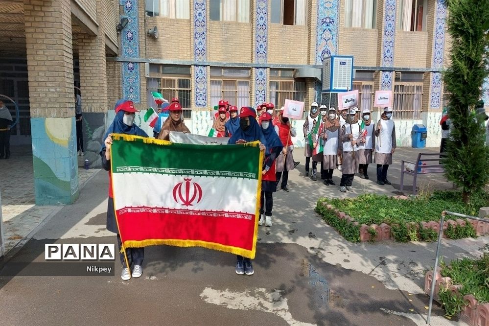 اختتامیه المپیاد درون مدرسه‌ای در دبیرستان حجاب منطقه ۱۳