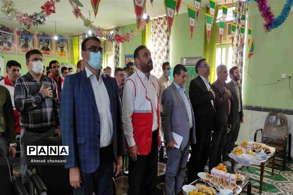 آیین نکوداشت هفته پدافند غیر عامل در اداره آموزش و پرورش کارون