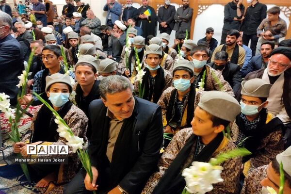 مراسم بزرگداشت شهدای حادثه تروریستی حرم مطهر شاهچراغ با حضور وزیر آموزش و پرورش