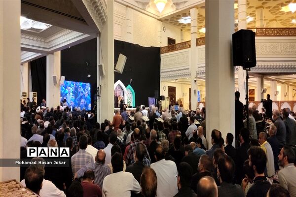 مراسم بزرگداشت شهدای حادثه تروریستی حرم مطهر شاهچراغ با حضور وزیر آموزش و پرورش