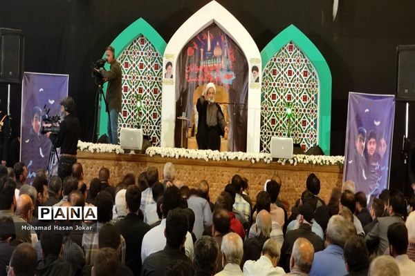 مراسم بزرگداشت شهدای حادثه تروریستی حرم مطهر شاهچراغ با حضور وزیر آموزش و پرورش