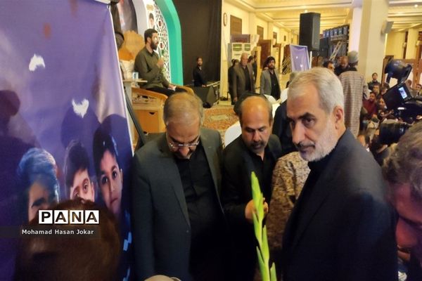 مراسم بزرگداشت شهدای حادثه تروریستی حرم مطهر شاهچراغ با حضور وزیر آموزش و پرورش