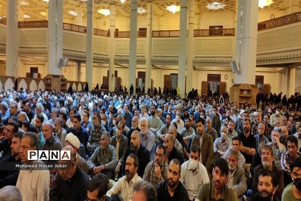 مراسم بزرگداشت شهدای حادثه تروریستی حرم مطهر شاهچراغ با حضور وزیر آموزش و پرورش
