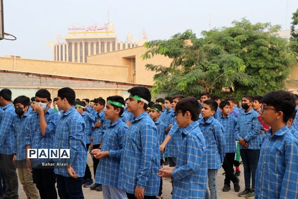 نواختن زنگ پدافند غیرعامل در مدارس استان بوشهر