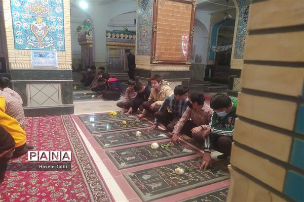غبارروبی گلزار شهدای شهرستان اقلید