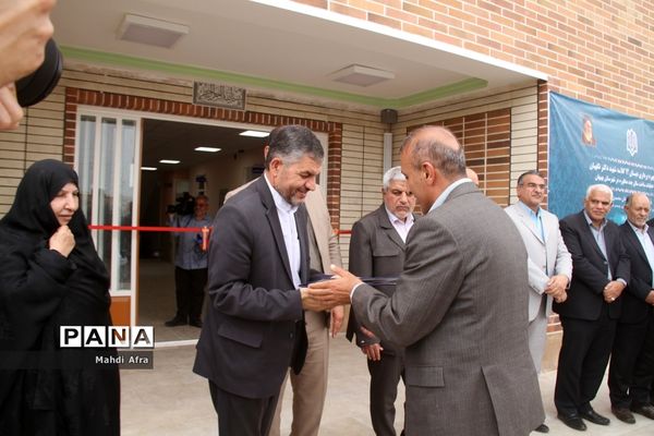 افتتاح آموزشگاه مشارکتی 12 کلاسه شهید رضا نگهبان در بهبهان