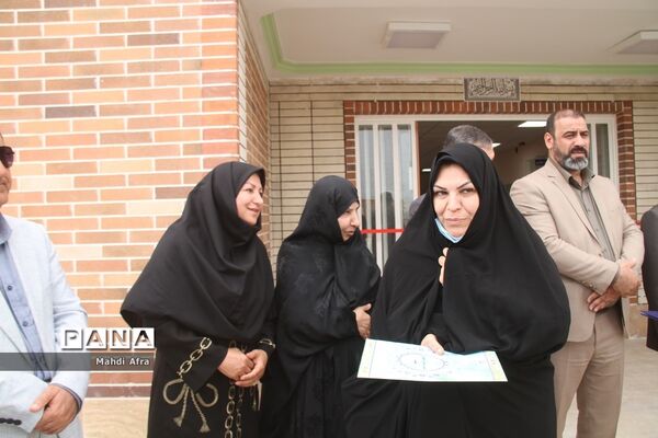 افتتاح آموزشگاه مشارکتی 12 کلاسه شهید رضا نگهبان در بهبهان