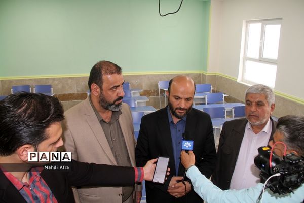 افتتاح آموزشگاه مشارکتی 12 کلاسه شهید رضا نگهبان در بهبهان