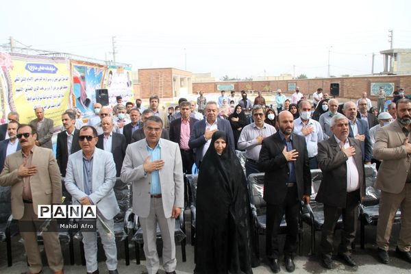 افتتاح آموزشگاه مشارکتی 12 کلاسه شهید رضا نگهبان در بهبهان