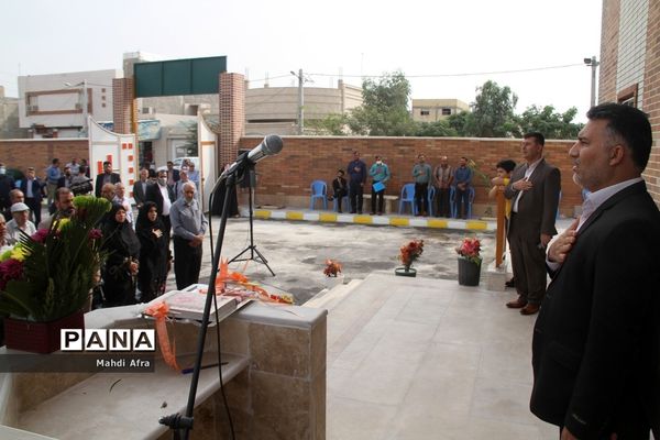 افتتاح آموزشگاه مشارکتی 12 کلاسه شهید رضا نگهبان در بهبهان