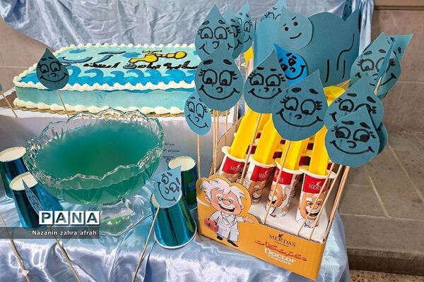 جشن آب در دبستان ایمان رودهن