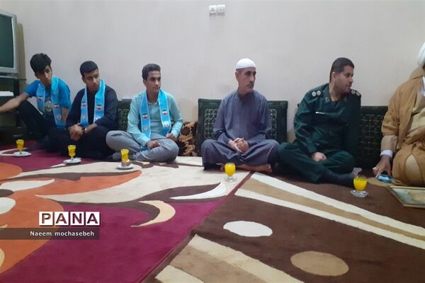 دیدار با خانواده شهدا در شادگان به مناسبت روز ۱۳ آبان