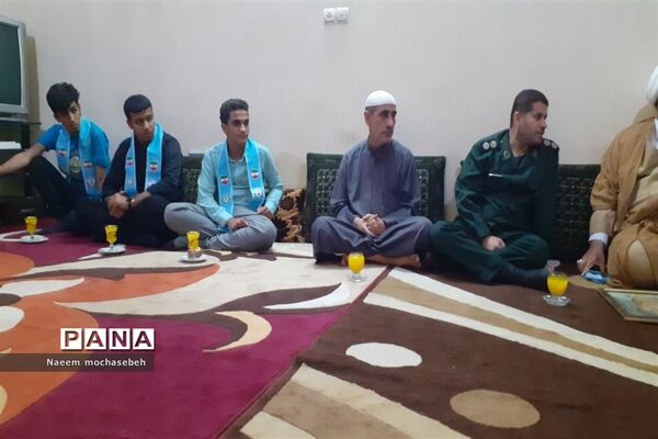 دیدار با خانواده شهدا در شادگان به مناسبت روز ۱۳ آبان