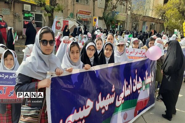 راهپیمایی 13 آبان در شهرستان کلات خراسان رضوی