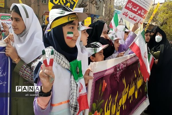 راهپیمایی 13 آبان در شهرستان کلات خراسان رضوی