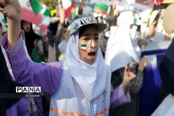 راهپیمایی 13 آبان در شهرستان کلات خراسان رضوی