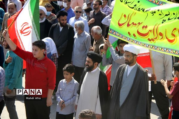 راهپیمایی یوم الله 13 آبان در بهبهان