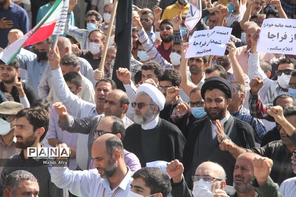 راهپیمایی یوم الله 13 آبان در بهبهان
