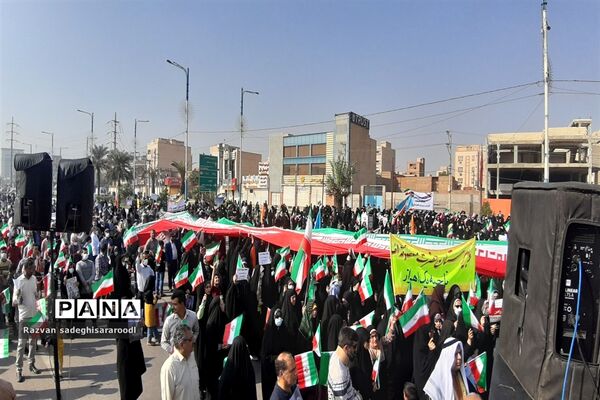 راهپیمایی ۱۳ آبان در خوزستان
