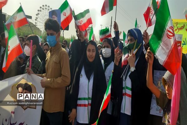 راهپیمایی ۱۳ آبان در خوزستان