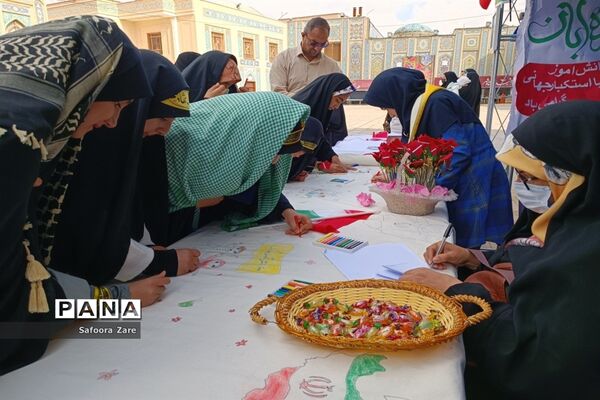 حضور دانش‌آموزان در حماسه باشکوه یوم الله ۱۳ آبان