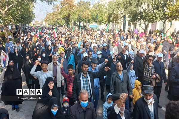 راهپیمایی ۱۳ آبان درمشهد