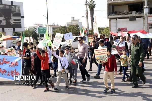 راهپیمایی روز دانش‌آموز در بهنمیر
