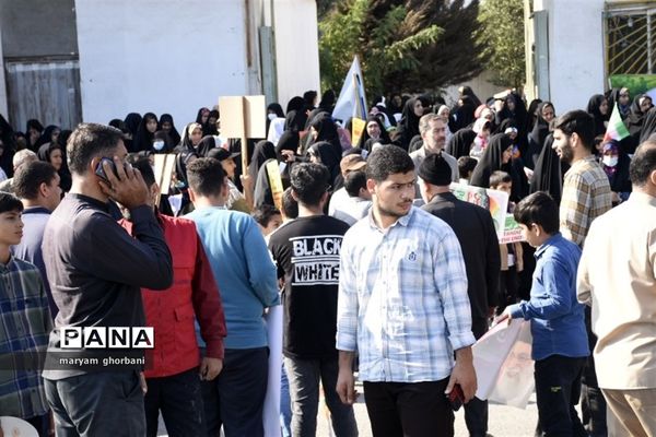 راهپیمایی روز دانش‌آموز در بهنمیر