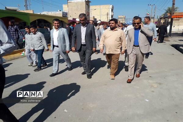 راهپیمایی ۱۳ آبان در شادگان