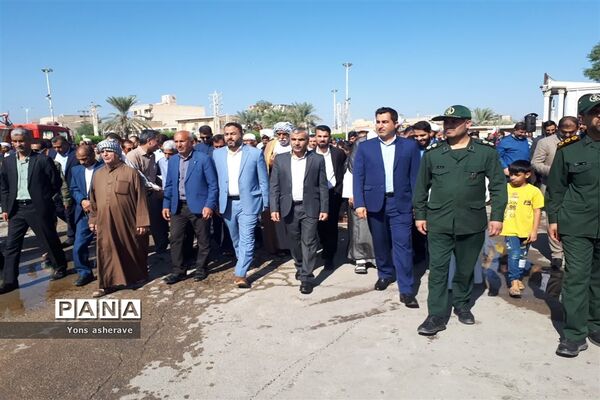 راهپیمایی ۱۳ آبان در شادگان