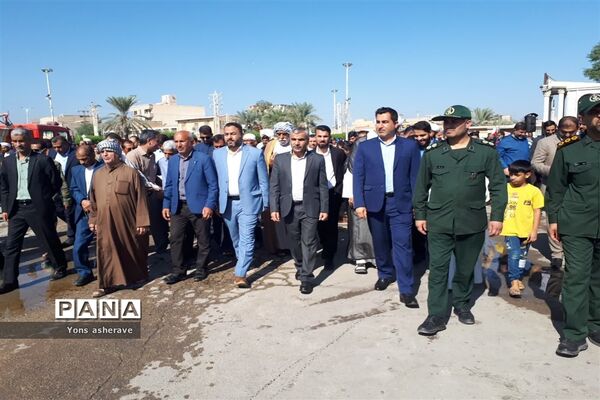 راهپیمایی ۱۳ آبان در شادگان