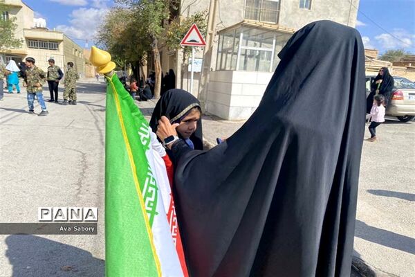 راهپیمایی 13 آبان در شهرستان آباده