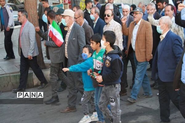 برگزاری راهپیمایی یوم الله ۱۳ آبان در شهرستان ساوجبلاغ