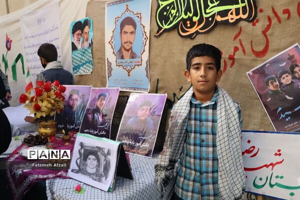حضور پرشور دانش‌آموزان شهرستان اقلید در راهپیمایی روز عزت آفرینی