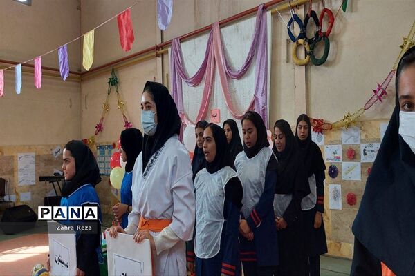 افتتاحیه المپیاد ورزشی درون مدرسه‌ای در دبیرستان طریقت جوادآباد